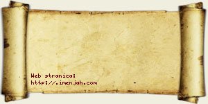 Isidor Damjanović vizit kartica